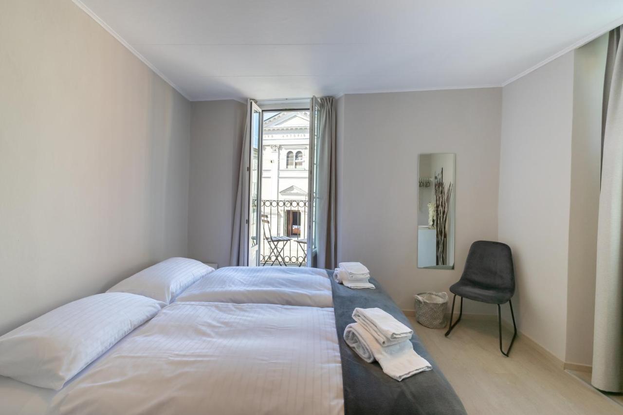 Osteria Pozzo Hotell Locarno Exteriör bild