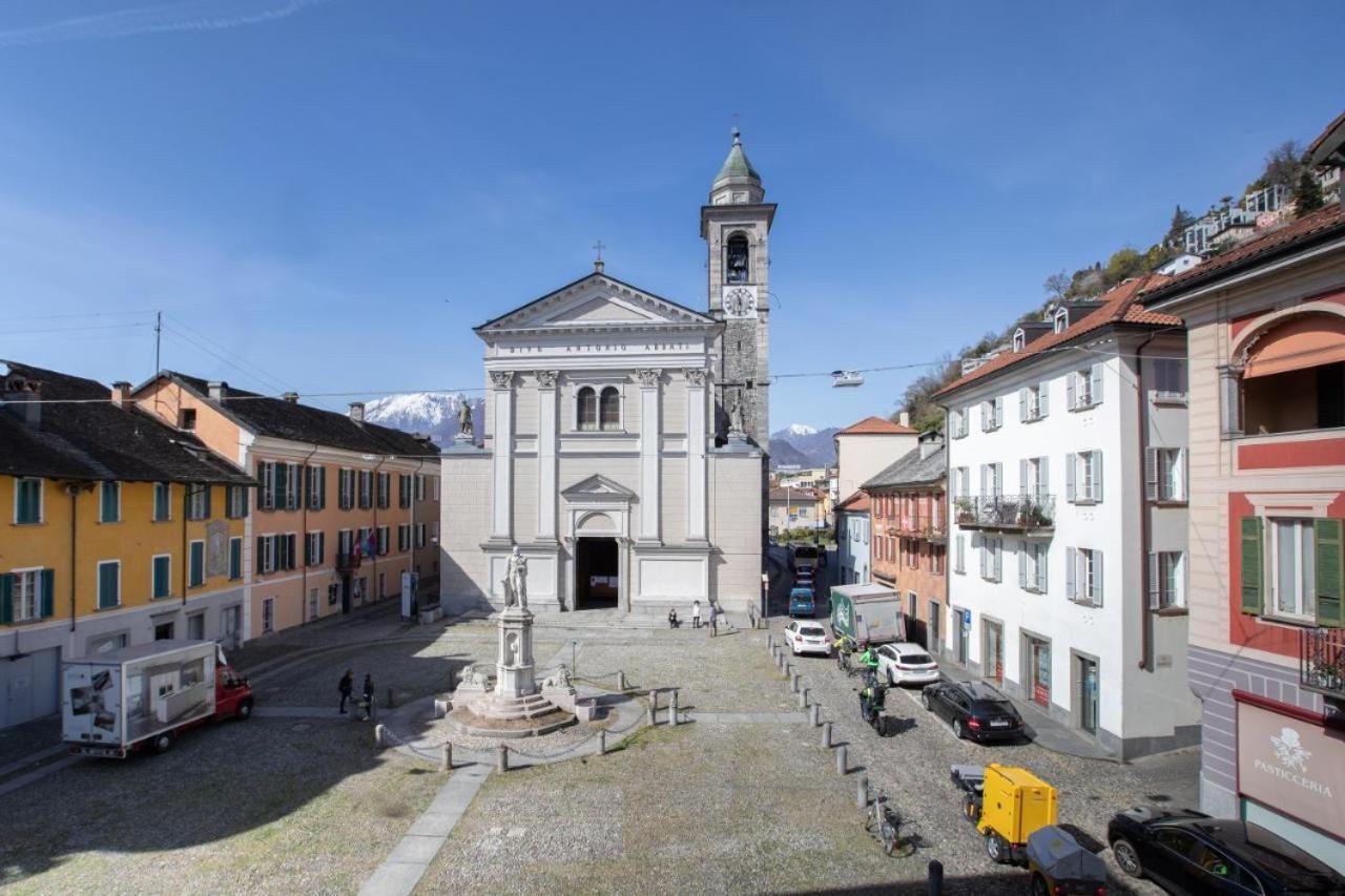 Osteria Pozzo Hotell Locarno Exteriör bild